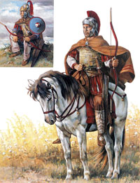 Римский конный лучник